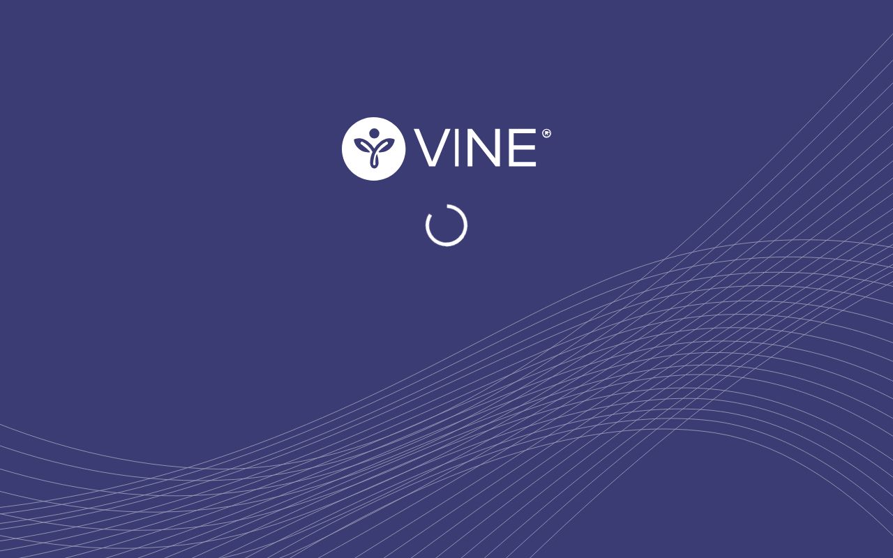 VINELink notification registration interface without personal contact data